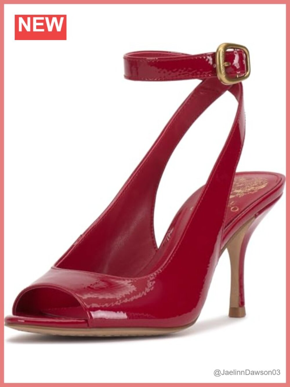 Vince Camuto Pavles Peep Toe Heeled Sandals Suede Polyester Lining